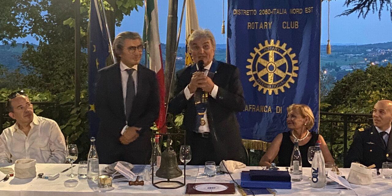 Rotary Club Villafranca, Carlo Benati è il nuovo presidente