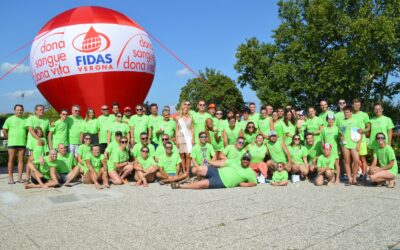 Fidas, a nuoto per oltre 148 km: la promozione del dono a Verona non conosce sosta 