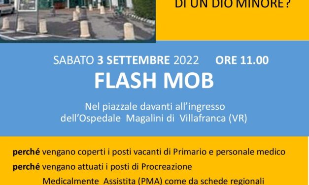 Ospedale Magalini, sabato prossimo flash mob alle ore 11,00
