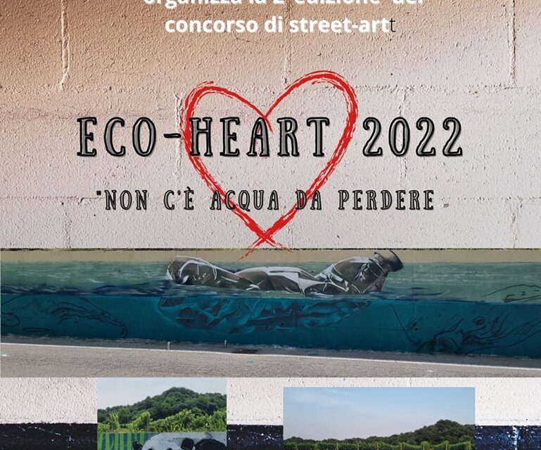 Valeggio. 2^ edizione di Eco-Heart 2022 ‘Non c’è acqua da perdere’. Concorso di street art