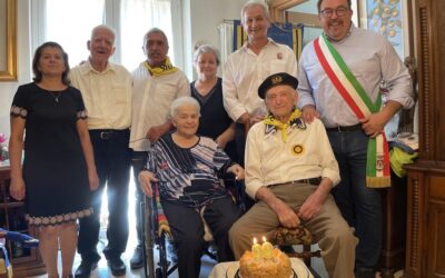 Lugagnano. Festa a sorpresa per il 99 anni di Andrea Gagliardi, uno dei tre reduci veronesi viventi della Divisione Acqui