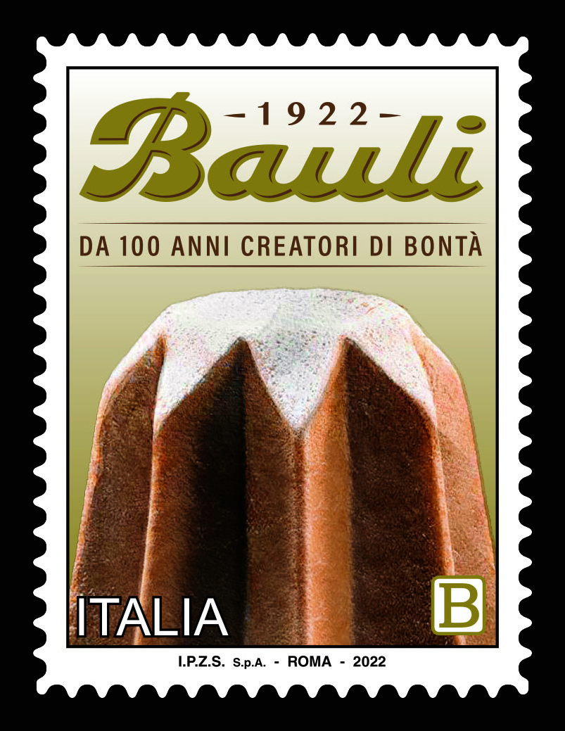 Cento anni di Bauli, Poste Italiane li celebra con questo francobollo
