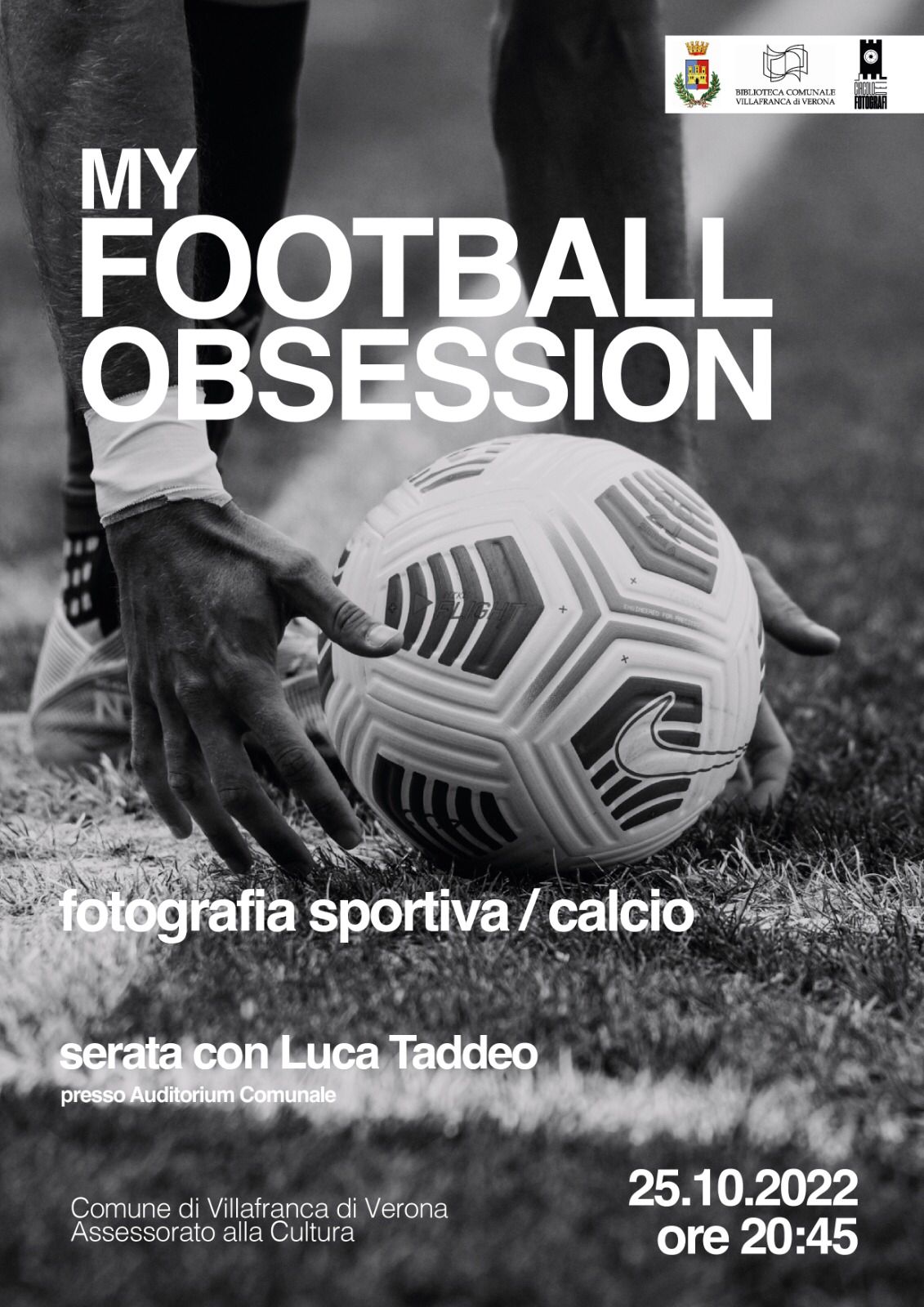 Luca Taddeo e la “football obsession”: incontro questa sera sulla fotografia sportiva