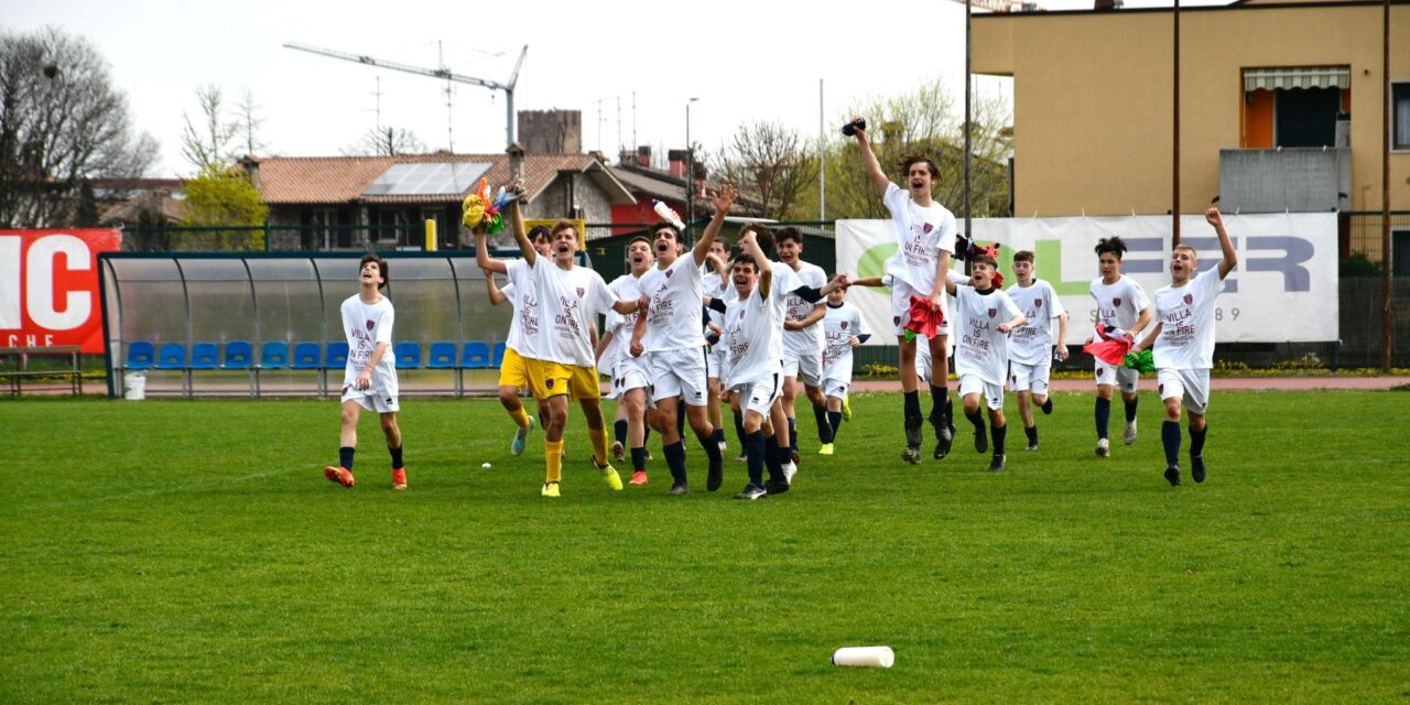 Villafranca calcio:  gli under 14 si aggiudicano il campionato regionale