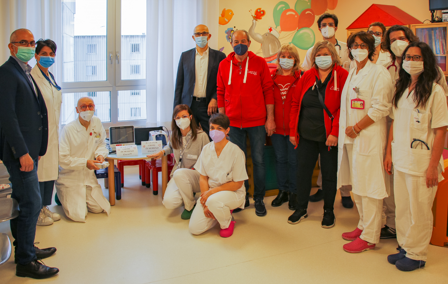 Donazione alla Pediatria di Legnago dalla onlus “Il grande cuore di Moreno”