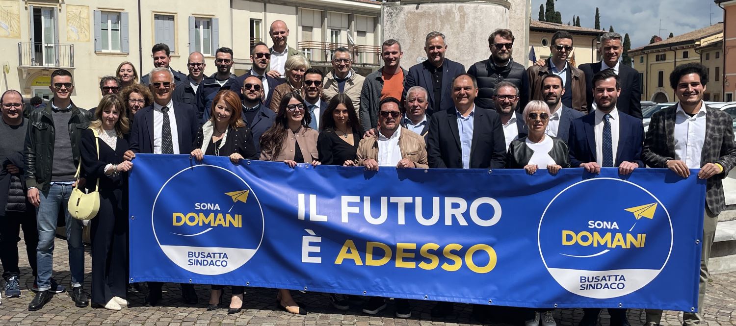 Verona Domani a Sona presenta i suoi candidati per Busatta sindaco