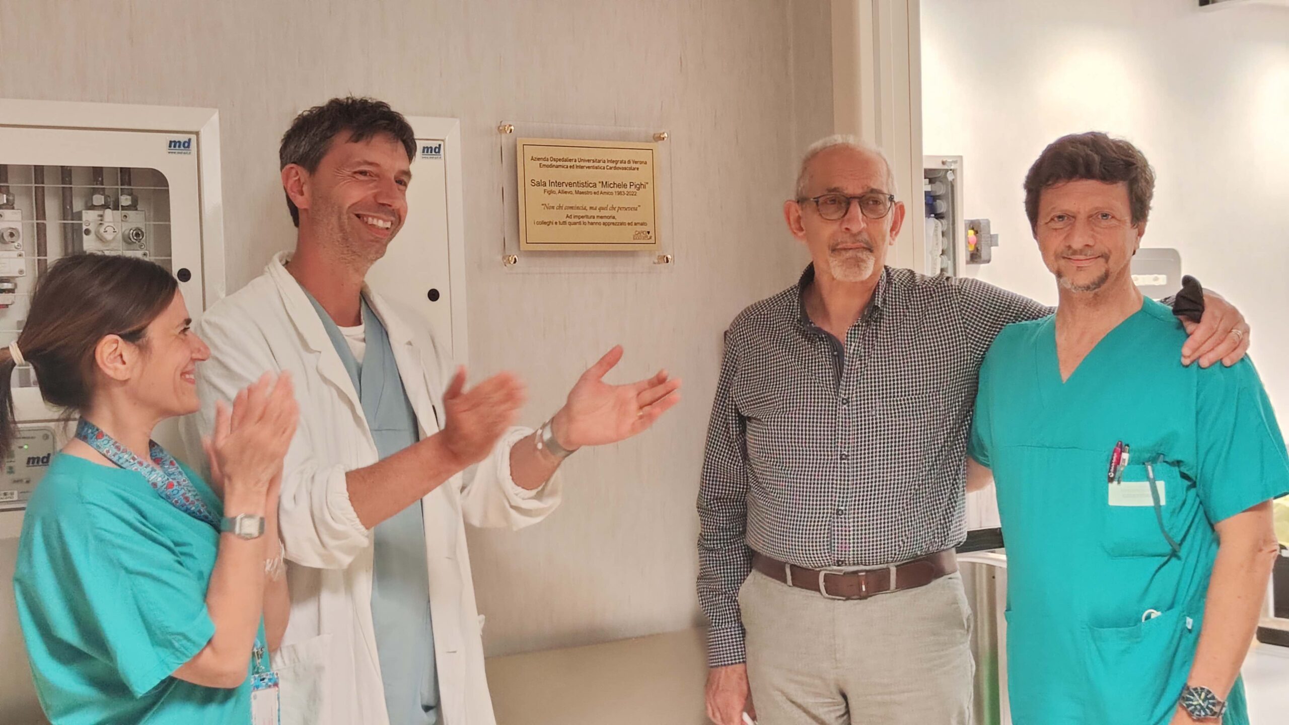 Intitolata a Michele Pighi una sala del reparto di Cardiologia e una una borsa di studio in ricordo del cardiologo scomparso lo scorso ottobre