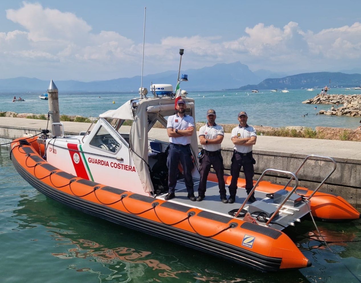 Guardia Costiera, due unità rischierate a Lazise. L’anno scorso hanno salvato 44 persone