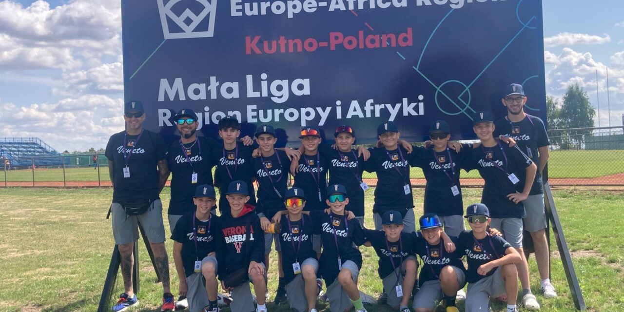 I giovani veronesi agli EMEA Little League di baseball in corso in Polonia