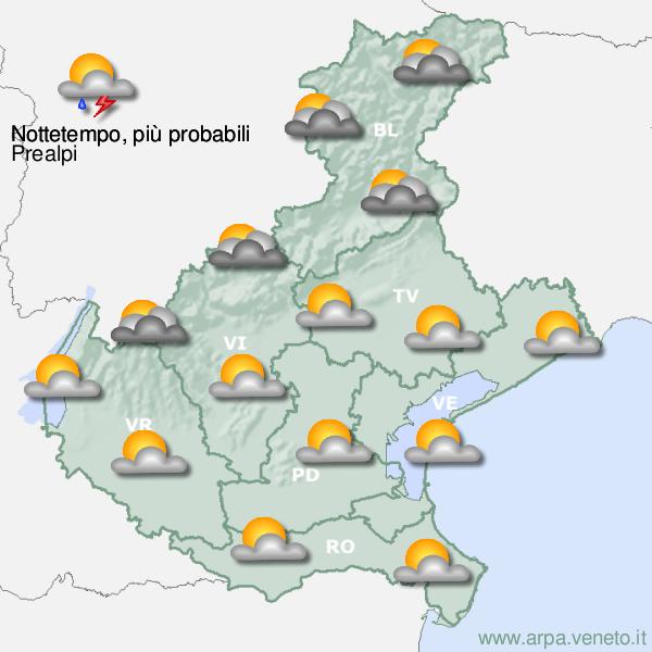 Allerta meteo nel Veneto: ecco le previsioni sino a sabato 5. Esselunga e Tosano aprono i parcheggi coperti contro la grandine