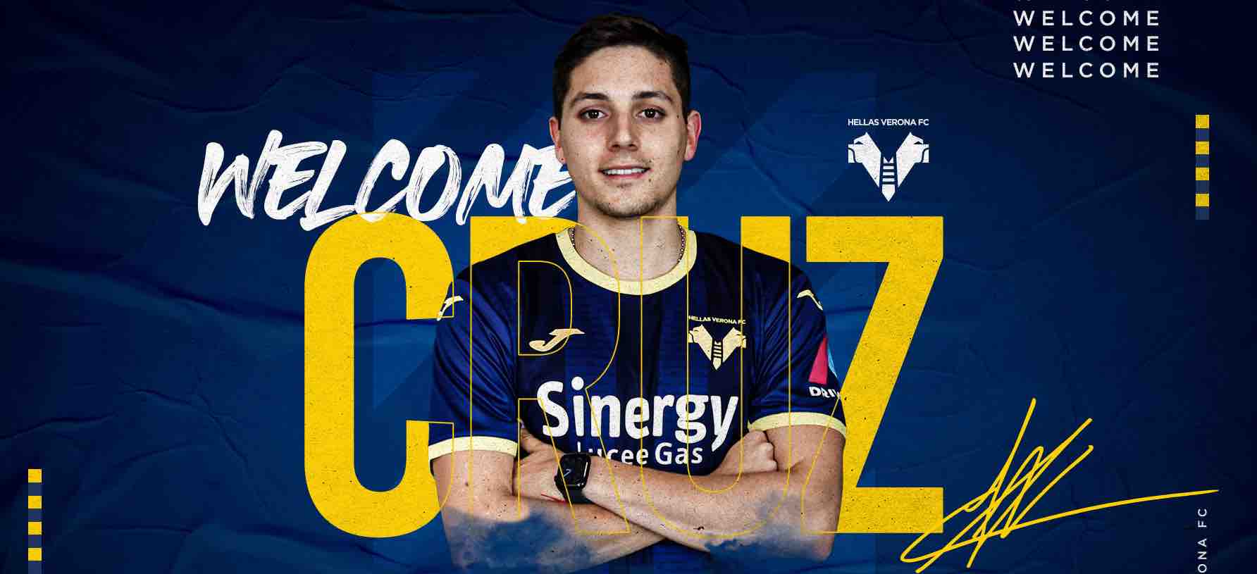 Juan Manuel Cruz è un nuovo attaccante dell’Hellas Verona