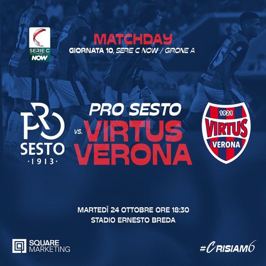 Serie C: oggi per la decima giornata in campo Virtus e Legnago