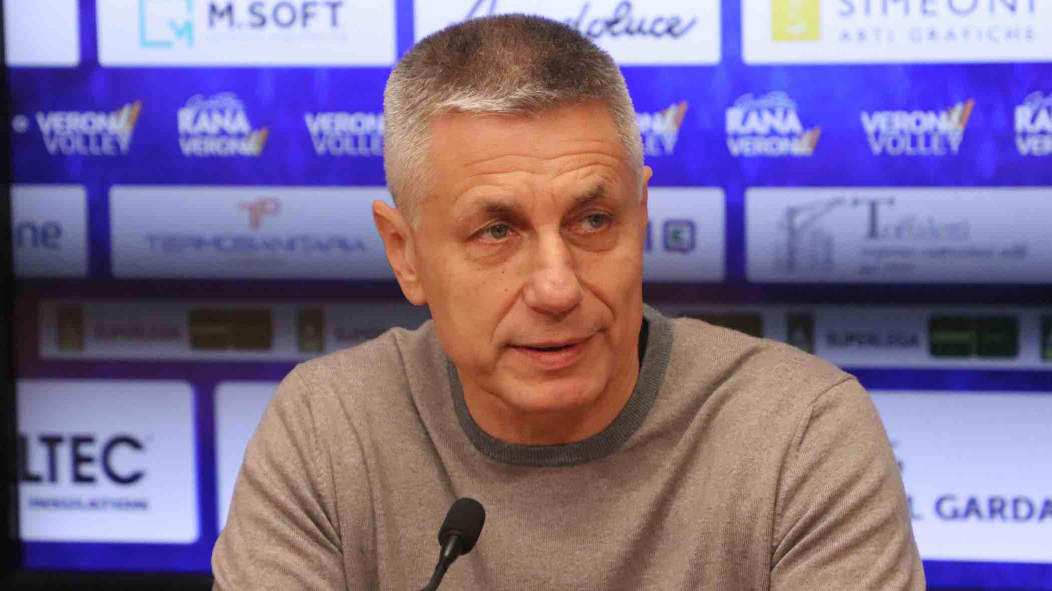 Rana Verona, Stoytchev avvisa in vista della sfida con Perugia: “Squadra molto forte, proveremo a metterli in difficoltà”