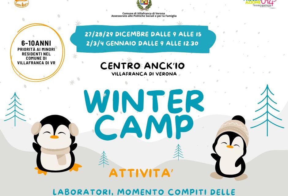 Villafranca. Winter Camp 2023: Un’opportunità di crescita e divertimento per i bambini durante le festività