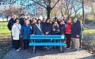 Inaugurata a Povegliano la panchina azzurra per la Sindrome di Sjögren. Tedeschi: “Povegliano conferma il suo impegno per la salute delle donne e le pari opportunità”