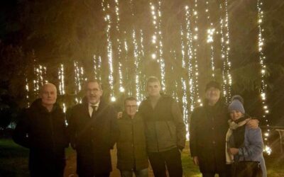 Luci di Natale a Villafranca. Il regalo dell’amministrazione di Dall’Oca illumina il Castello Scaligero