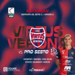 Serie C: questa sera la Virtus ospita la Pro Sesto. Domani il Legnago sul campo della Triestina