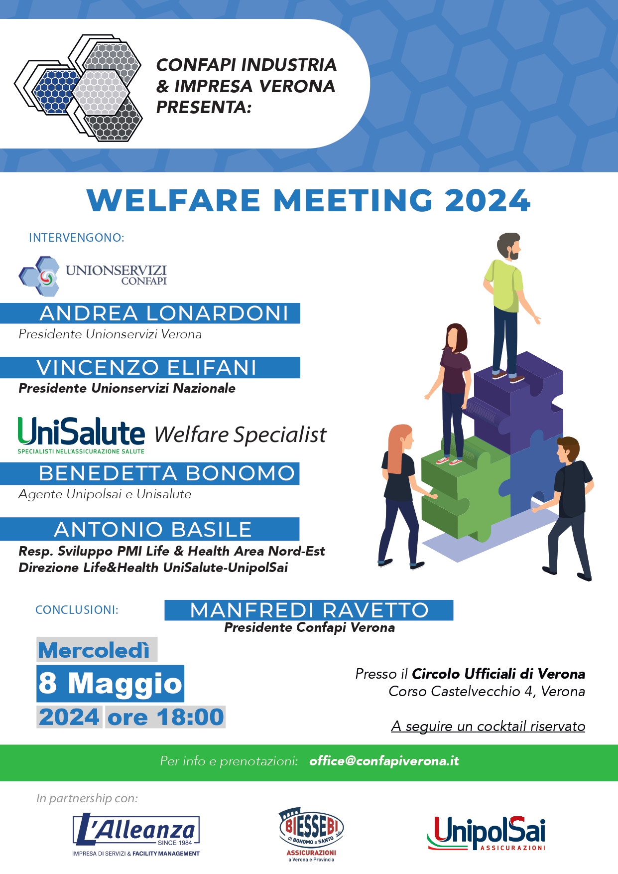 Welfare aziendale, l’8 maggio meeting di Confapi con Unipolsai